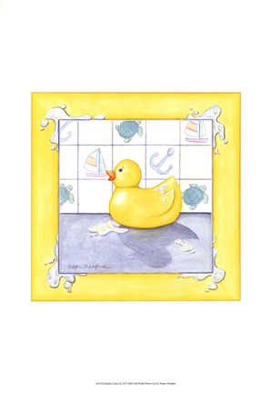 Framed Rubber Duck (D) II Print