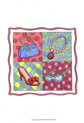 Framed Shopping Spree II Print