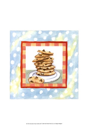 Framed Chocolate Chip Cookies Print