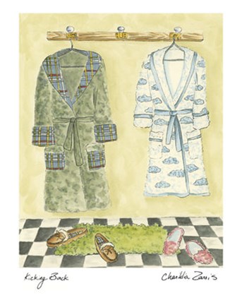 Framed Kicking Back Print