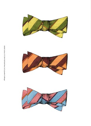 Framed Tri Bow IV Print