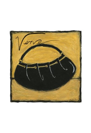 Framed Verve on Gold Print