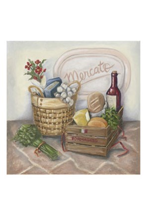 Framed Mercato I Print