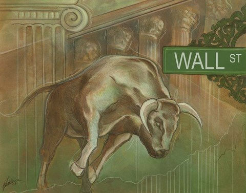 Framed Bull Market Print