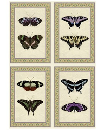 Framed Miniature Butterflies Print