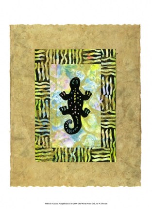 Framed Ancient Amphibians II Print