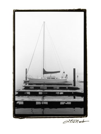 Framed Silent Mooring Print
