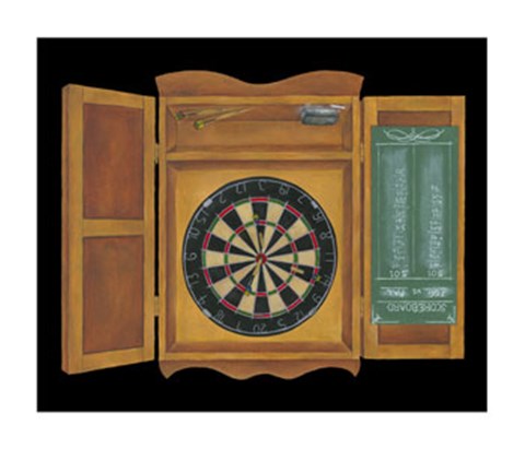 Framed Bull&#39;s Eye II Print