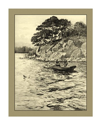Framed On the River I Print
