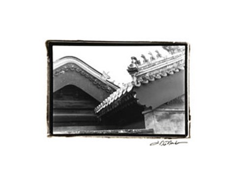 Framed Imperial Guardians, Beijing Print