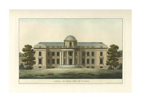 Framed Architectural Rendering VI Print