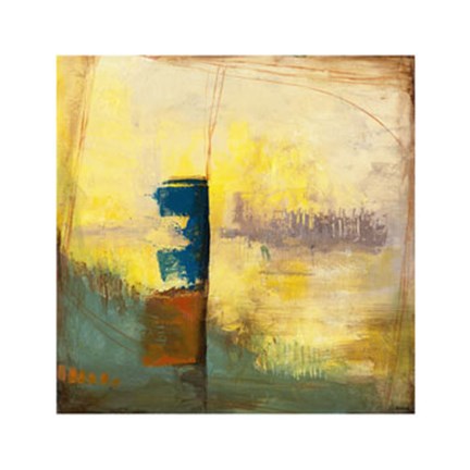 Framed Aquamarine Aura III Print