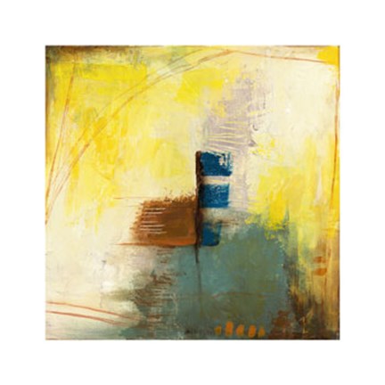 Framed Aquamarine Aura IV Print