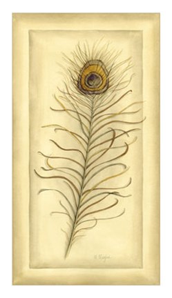 Framed Nouveau Neutral I Print