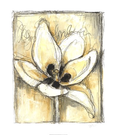 Framed Kinetic Blooms III Print