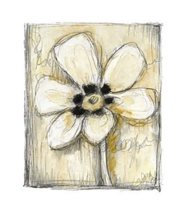 Framed Kinetic Blooms IV Print