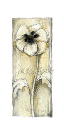 Framed Elongated Kinetic Blooms II Print