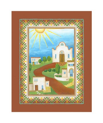 Framed Beautiful Day in Mexico Print