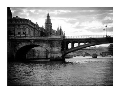 Framed Le Pont et Notre Dame Print