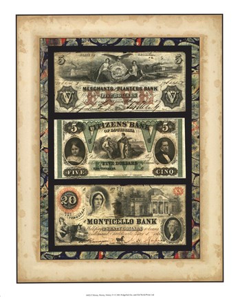 Framed Money, Money, Money IV Print