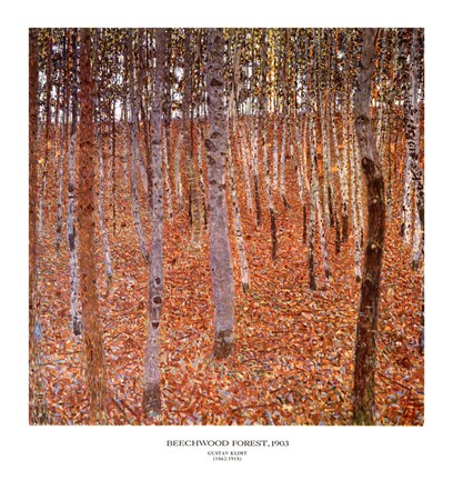 Framed Forest of Beeches, c.1903 Print