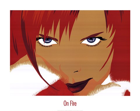 Framed On Fire Print