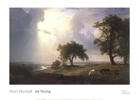 Framed California Spring, 1875 Print