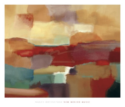 Framed New Mexico Music Print