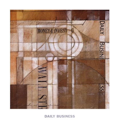 Framed Daily Business Print