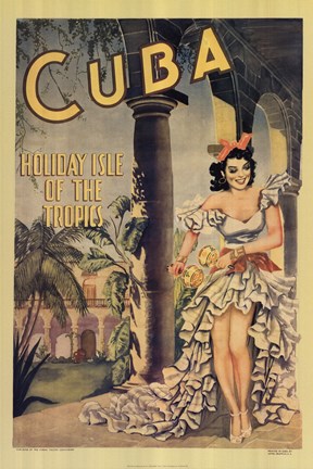 Framed Cuba Print