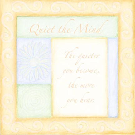 Framed Spa Series - Quiet the Mind Print