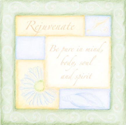Framed Spa series - Rejuvenate Print