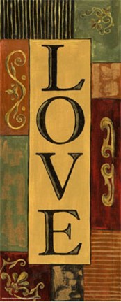 Framed Words to Live By, WordLove Print