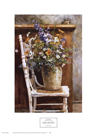 Framed Morning Arrangement, 1987 Print