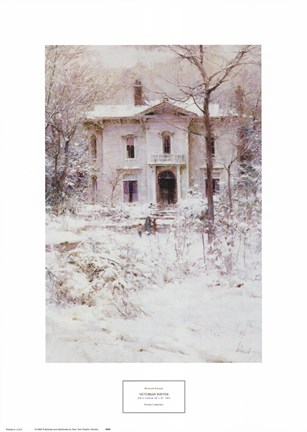 Framed Victorian Winter, 1987 Print