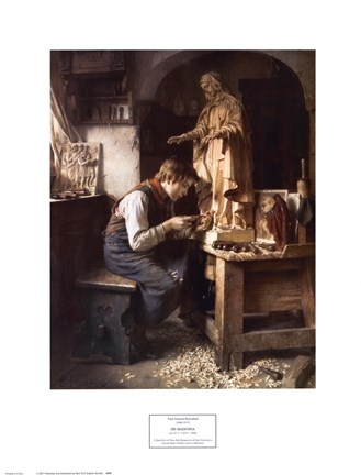 Framed His Madonna, c.1908 Print