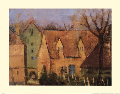 Framed French Farmhouse II Print