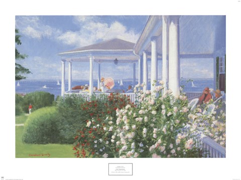 Framed Verandah, 1985 Print