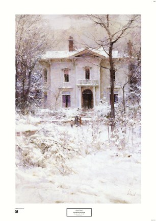Framed Victorian Winter, 1987 Print