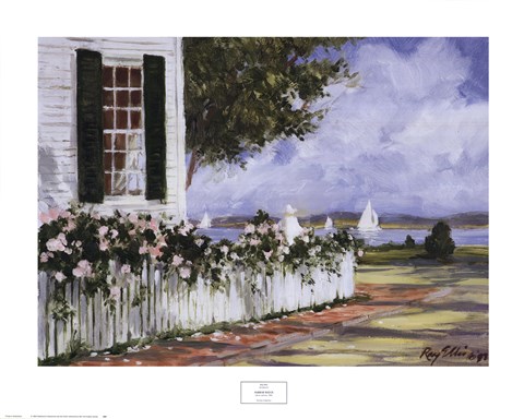 Framed Harbor Watch Print