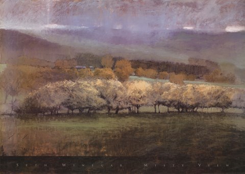 Framed Misty View Print