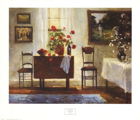 Framed Awaiting a Guest Print