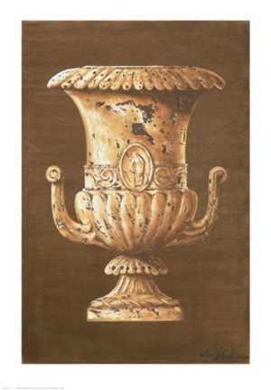 Framed Classic Urn II Print