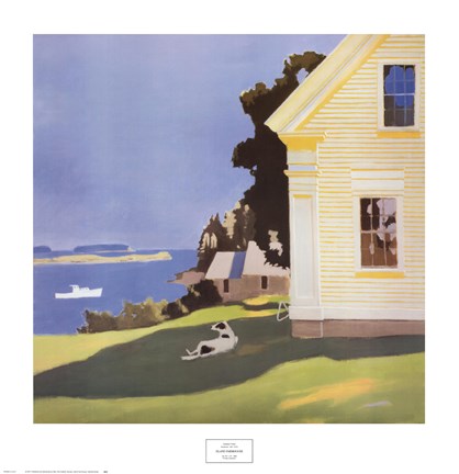 Framed Island Farmhouse, 1969 Print