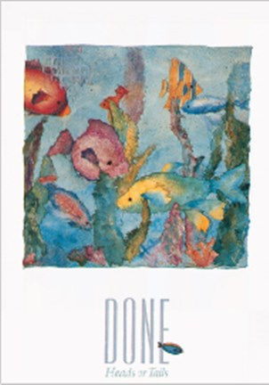 Framed Heads Or Tails Print