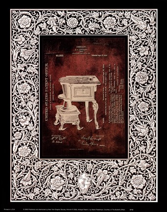 Framed Antique Patent I Print