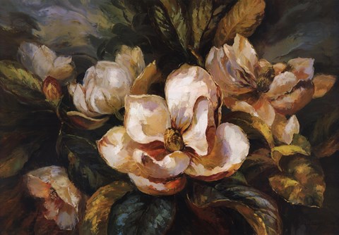 Framed Magnolias Print