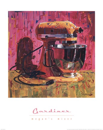 Framed Megan's Mixer Print