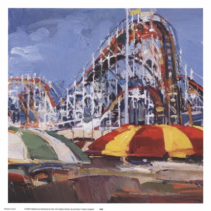 Framed Up and Down Print