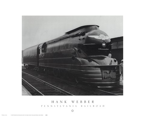 Framed Pennsylvania Railroad Print